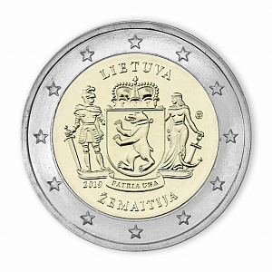 Литва, 2019, Жемайтия, 2 Евро